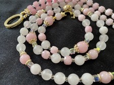 Halskette rosenquarz chalcedon gebraucht kaufen Halskette rosenquarz chalcedon gebraucht kaufen  Warberg