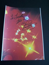 Usado, Fotografia assinada à mão por Rick Wakeman músico assinatura dedicada comprar usado  Enviando para Brazil