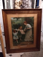 Vintage large framed for sale  LIVERPOOL