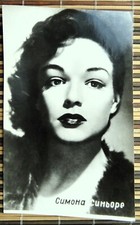 Estrela de cinema francesa Simone Signoret. Foto vintage soviética 1960 comprar usado  Enviando para Brazil