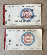 2001 cardinals cubs for sale  Chicago