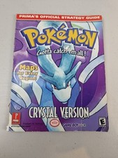 Pokemon Crystal Version -Guia Oficial de Estratégia Prima - Brochura Rara 2001 comprar usado  Enviando para Brazil