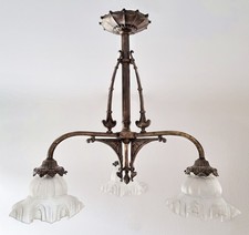 Tolle jugendstil deckenlampe gebraucht kaufen  Ebhausen