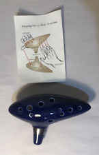 Instrumento azul flauta ocarina cerâmica 12 furos comprar usado  Enviando para Brazil