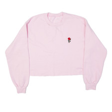 Cropped rose sweatshirt for sale  BLACKBURN