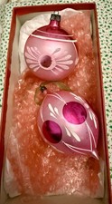 Vintage glass baubles for sale  BLACKPOOL