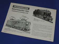 Märklin neuheitenblatt 1951 gebraucht kaufen  Brüggen