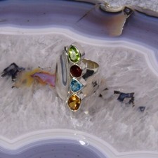 Citrin ring 925er gebraucht kaufen  Berlin