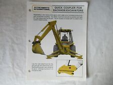 Folheto internacional acessório para retroescavadeira comprar usado  Enviando para Brazil