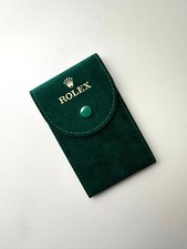 Rolex OEM Bolsa de viaje de gamuza verde más tarjeta divisoria - Bolsa de servicio segunda mano  Embacar hacia Mexico
