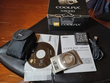 Usado, Perfeito Nikon Coolpix S8000, câmera 14.2 MP, carregador USB, cartão SD, prata funciona! comprar usado  Enviando para Brazil