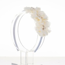 Girls flowers headband for sale  LONDON