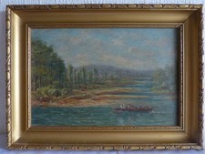 Tableau peinture paysage d'occasion  Vaugneray