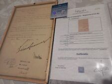 Documento autografo benito usato  Italia