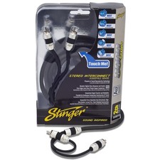Cabo de interconexão Stinger SI8217 8000 Series 2 canais carro RCA áudio estéreo 17' comprar usado  Enviando para Brazil