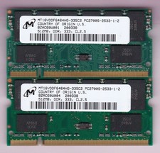 1gb 2x512mb 2700s for sale  Atlanta