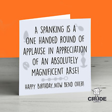 Rude birthday card for sale  HULL