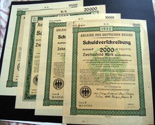 Obbligazione reich tedesco usato  Concordia sulla Secchia
