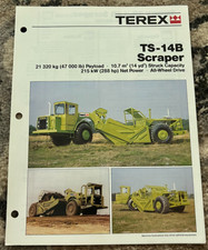 Terex 14b scraper for sale  Berlin