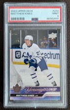 Używany, 2023-24 Upper Deck Series 1 MATTHEW KNIES YOUNG GUNS MAPLE LEAFS PSA 9 MINT#222 na sprzedaż  Wysyłka do Poland