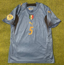 Camisa de futebol retrô Itália Cannavaro #5 Puma Away 2006 Copa do Mundo tamanho G comprar usado  Enviando para Brazil