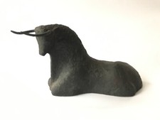 Stier keramik unikatskulptur gebraucht kaufen  Montabaur