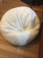 faux fur bean bag for sale  LONDON