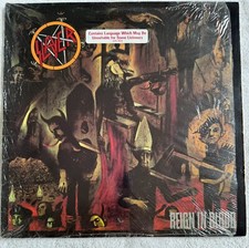 Slayer - Reign In Blood 1986 US Specialty Cut Still in Shrink. VG+/VG++ comprar usado  Enviando para Brazil