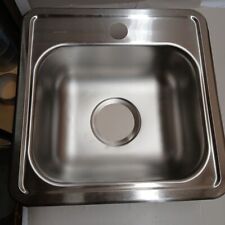 Pia Dayton tigela única drop-in aço inoxidável 15x15X5" com protetor de som comprar usado  Enviando para Brazil