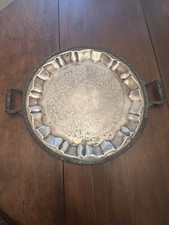 Silver plate round for sale  Stanton