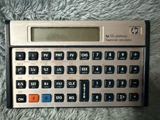Usado, Hewlett Packard HP 12C Platinum - Calculadora de negócios financeiros funciona!!! comprar usado  Enviando para Brazil