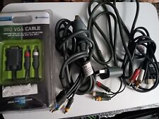 Cabos AV para console Xbox 360 ESCOLHA: cabo AV - cabo componente HD - VGA preto cinza, usado comprar usado  Enviando para Brazil