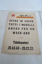 Cartello alfa romeo usato  Santena