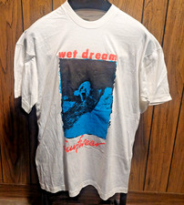 Camisa de surf vintage Wet Dreams Surfwear anos 80 anos 90 branca neon tela estrelas grande comprar usado  Enviando para Brazil