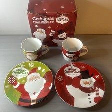 Xmas plate mug for sale  PENICUIK