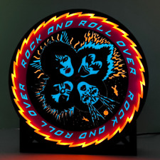 Caixa de luz KISS Rock and Roll Over, LEDs coloridos brilhantes com suporte e controle remoto comprar usado  Enviando para Brazil