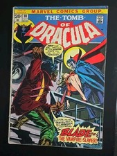 TOMB OF DRACULA #10 PRIMEIRA APARIÇÃO DE BLADE - 6.0 Marvel Mega Key Filme, usado comprar usado  Enviando para Brazil
