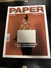 RARE EXCELLENT Paper Magazine Volume 31 Issue 03 Winter 2014 Kim Kardashian 🔥 comprar usado  Enviando para Brazil