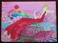 Original art red for sale  LINCOLN