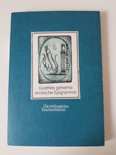 Goethes geheime erotische gebraucht kaufen  Lahr
