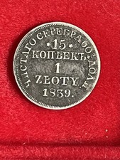 1839 one zloty for sale  RUISLIP