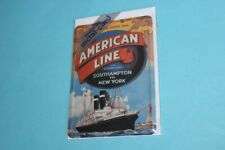 Blechpostkarte american line gebraucht kaufen  Bremerhaven