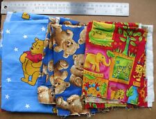 Pieces colourful fabric for sale  NESTON