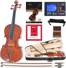 Violino Cecilio CVN-200 madeira maciça com cordas D'Addario Prelude, 3/4 - Transparente comprar usado  Enviando para Brazil
