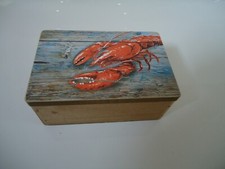 Lobster wooden box for sale  TORQUAY