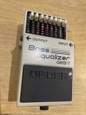 Equalizador de baixo Boss GEB-7 EQ 7 bandas boa forma funciona muito bem comprar usado  Enviando para Brazil
