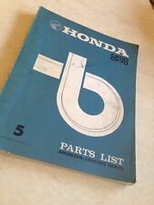 Honda parts list d'occasion  Decize