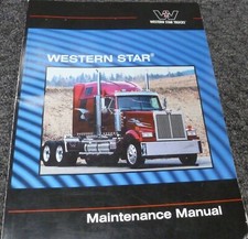2002-2006 Western Star Constellation manual de manutenção de caminhão 2003 2004 2005 comprar usado  Enviando para Brazil