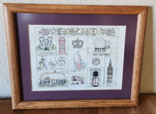 Vintage england handdrawn for sale  Calhan