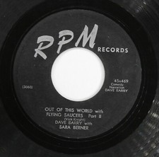 DAVE BARRY SARA BERNER Break-In 45rpm Out Of This World With Flying Saucers HEAR comprar usado  Enviando para Brazil